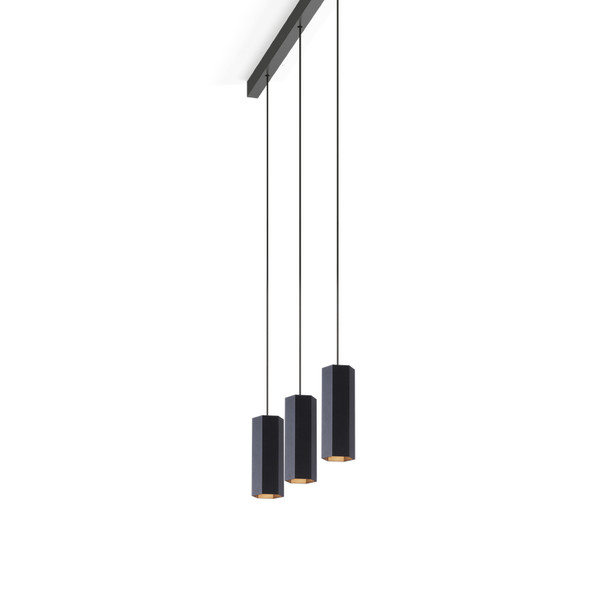 Wever & Ducré HEXO MULTI 2.0 PAR16 Flexible mount GU10 Black suspension lighting