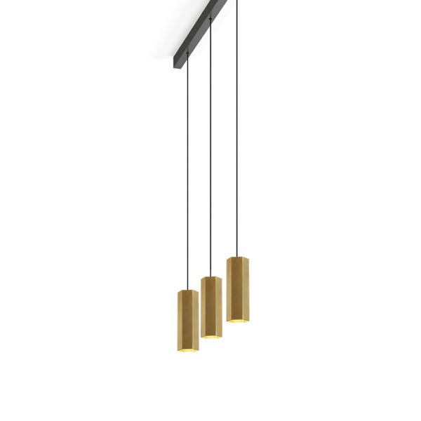 Wever & Ducré Hexo Multi 2.0 Par16 Flexible mount GU10 Black,Gold suspension lighting