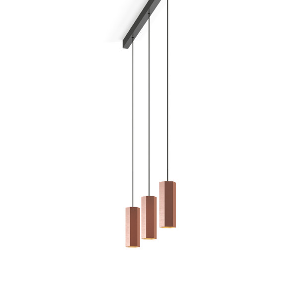 Wever & Ducré HEXO MULTI 2.0 PAR16 Flexible mount GU10 Copper suspension lighting