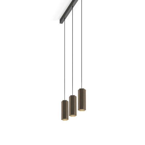 Wever & Ducré Hexo Multi 2.0 PAR16 Flexible mount GU10 Black,Bronze suspension lighting