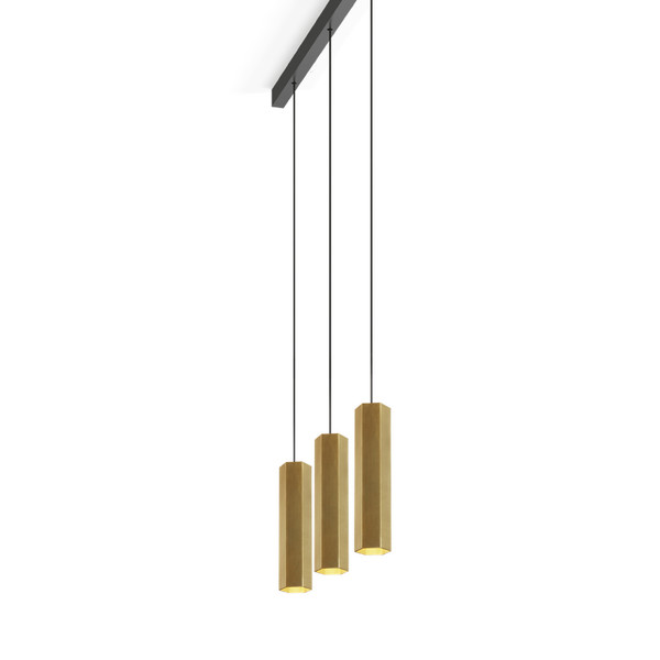 Wever & Ducré HEXO MULTI 3.0 PAR16 Flexible mount GU10 Gold suspension lighting