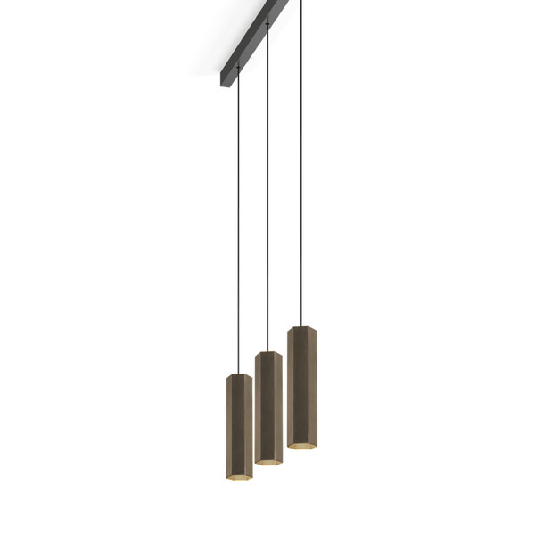 Wever & Ducré HEXO MULTI 3.0 PAR16 Flexible mount GU10 Bronze suspension lighting