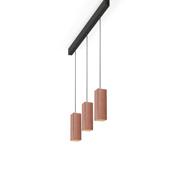 Wever & Ducré Docus Multi 2.0 PAR16 Flexible mount GU10 Black,Copper suspension lighting