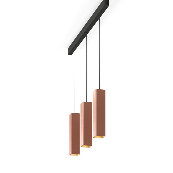 Wever & Ducré Docus Multi 3.0 LED Flexible mount 8W LED Black,Copper suspension lighting