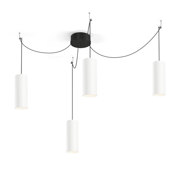 Wever & Ducré Ray Multi 2.0 PAR16 Flexible mount GU10 Black,White A,B,C,D,E suspension lighting