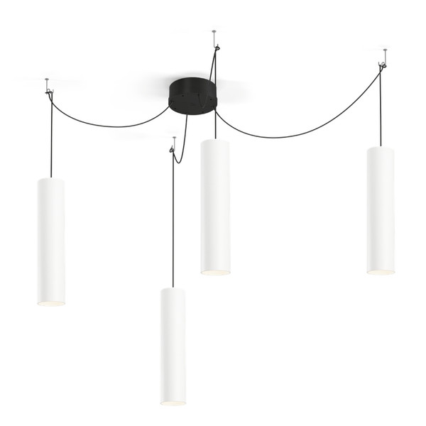 Wever & Ducré Ray Multi 3.0 PAR16 Flexible mount GU10 Black,White A,B,C,D suspension lighting