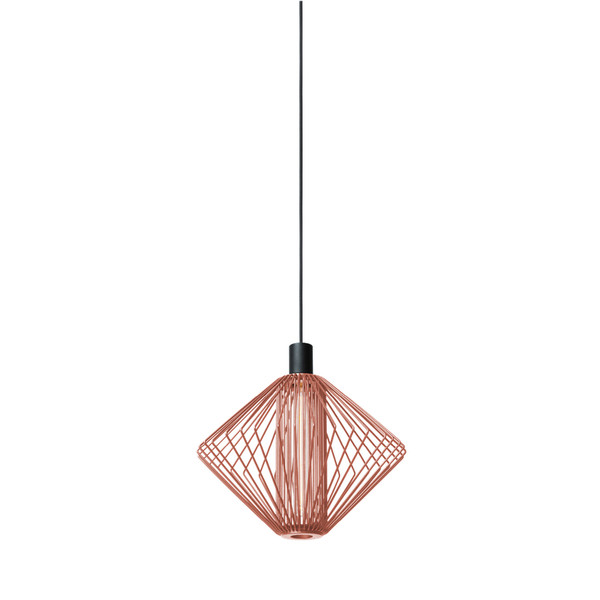 Wever & Ducré Wiro Diamond 1.0 Flexible mount E27 Copper,Grey suspension lighting