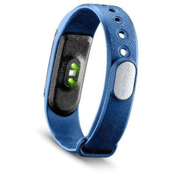 Cellularline Easy Fit HR Wristband activity tracker Беспроводной IP54 Черный, Синий