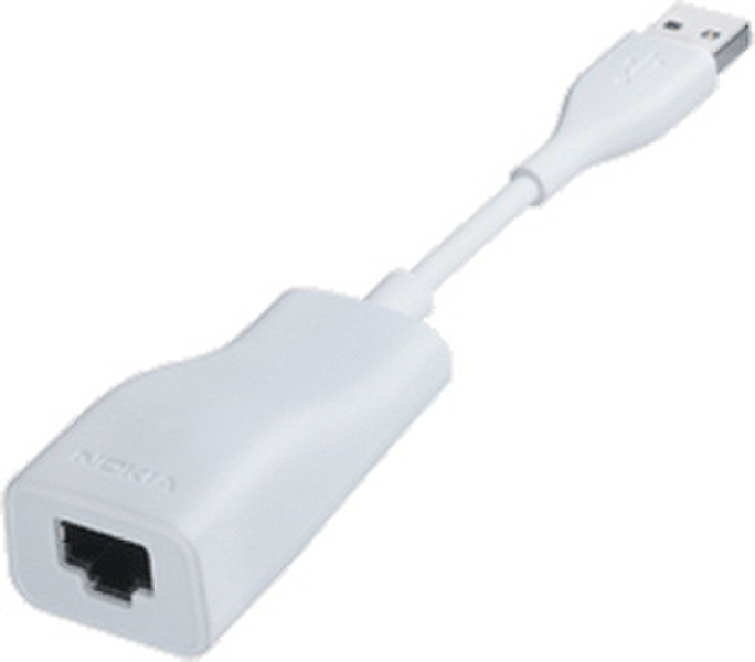 Nokia AD-73 USB RJ-45 White cable interface/gender adapter