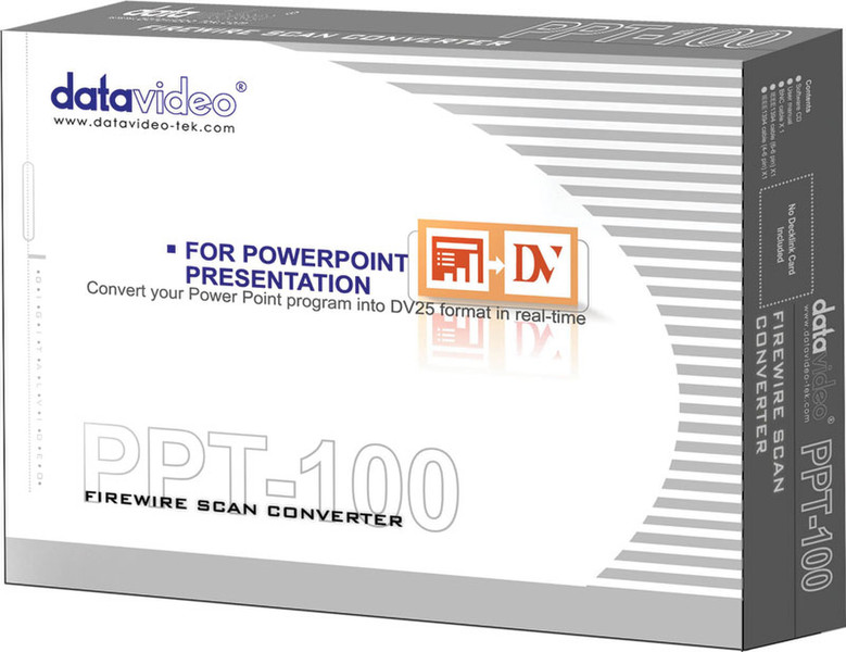 DataVideo PPT-100 ПО для видеомонтажа