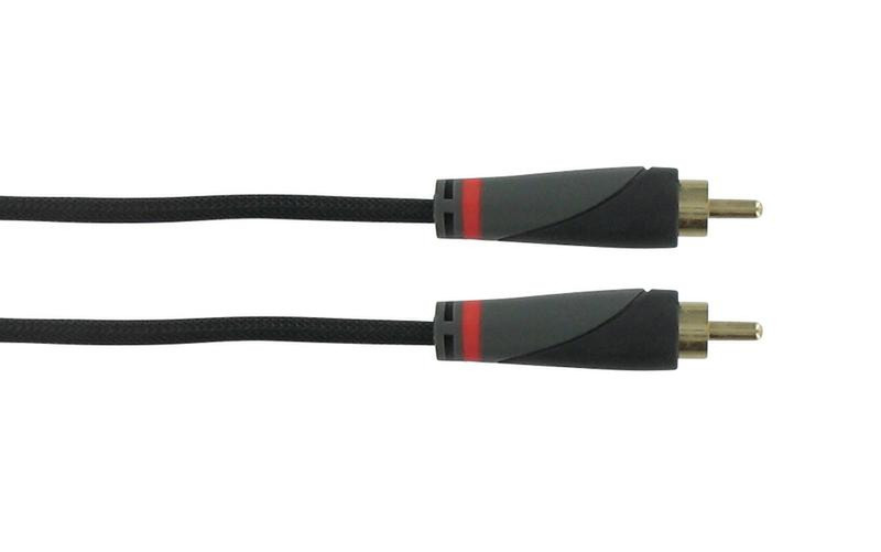 Connect Research CRE23012 1.2м RCA RCA Черный аудио кабель