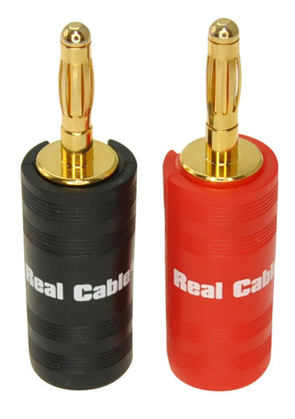 Real Cable B6932 Banana Black,Red wire connector