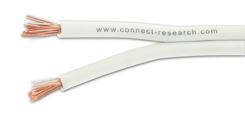 Connect Research CHP259 100м Белый аудио кабель