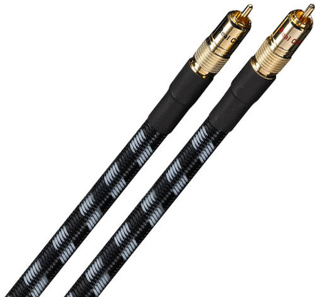 Real Cable CHENONCEAU-RCA 1m 2 x RCA 2 x RCA Black,Grey audio cable