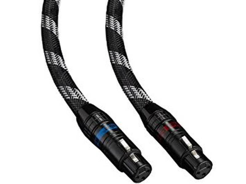 Real Cable CHENONCEAU-XLR 1m 2 x XLR (3-pin) 2 x XLR (3-pin) Black,Grey audio cable