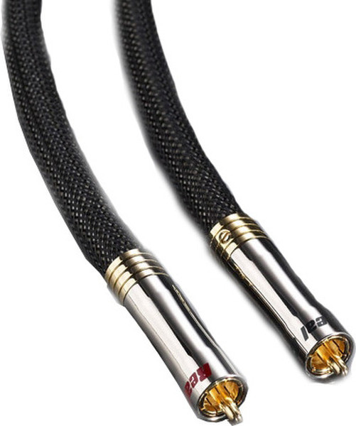 Real Cable CHEVERNY-II-RCA 1m 2 x RCA 2 x RCA Black audio cable