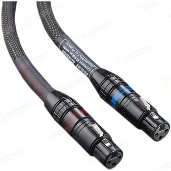 Real Cable CHEVERNY-II-XLR-1M00 1m XLR (3-pin) XLR (3-pin) Schwarz Audio-Kabel