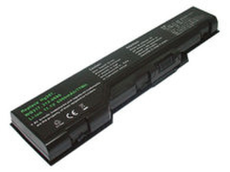 MicroBattery Battery 11.1V 6.6Ah Black 9Cell Lithium-Ion (Li-Ion) 6600mAh 11.1V rechargeable battery