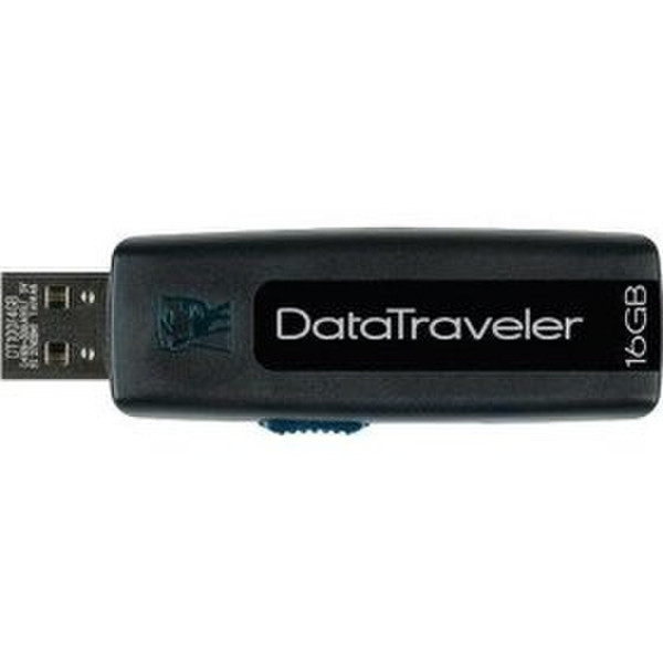Kingston Technology DataTraveler 16GB 100 16GB USB 2.0 Type-A Black USB flash drive