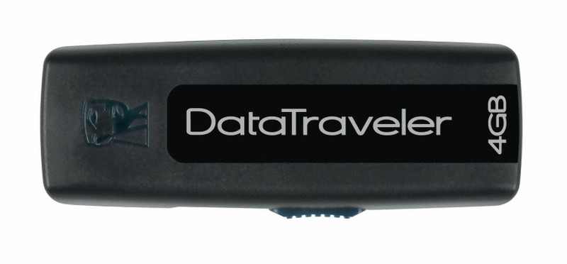 Kingston Technology DataTraveler 4GB 100 4ГБ USB 2.0 Тип -A Черный USB флеш накопитель