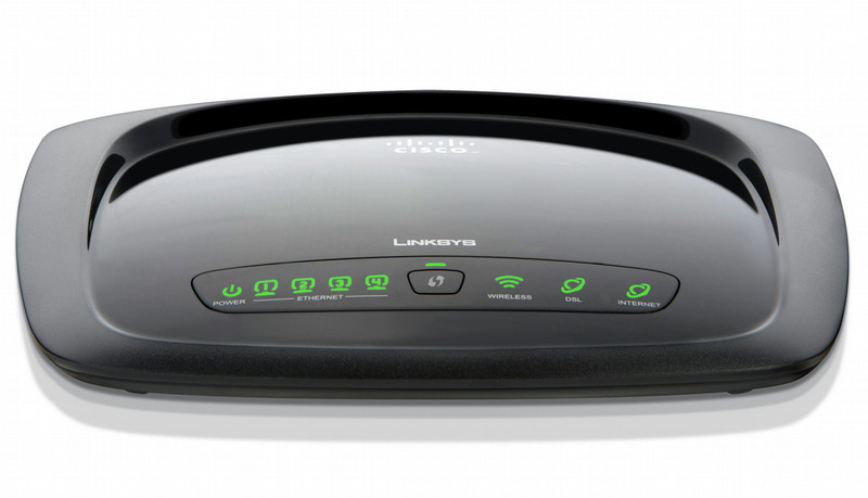 Linksys WAG120N Fast Ethernet Black wireless router