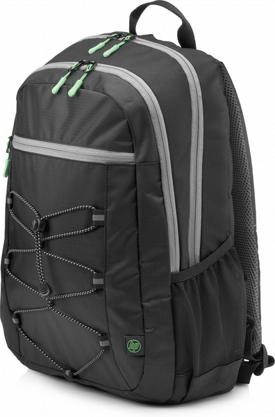 HP Active (Black/Mint Green) Ткань Черный/зеленый рюкзак