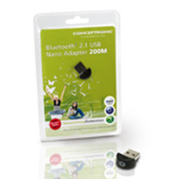 Conceptronic Bluetooth v2.1 USB 2.0 Nano Adapter 200m