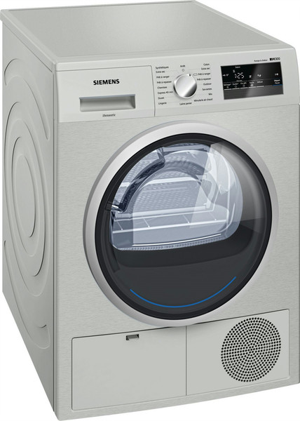 Siemens WT45H2X0FF Freestanding Front-load 8kg A++ Stainless steel tumble dryer