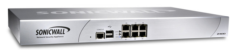 DELL SonicWALL NSA 2400 Secure UPG Plus 2Yrs 1U 775Mbit/s hardware firewall