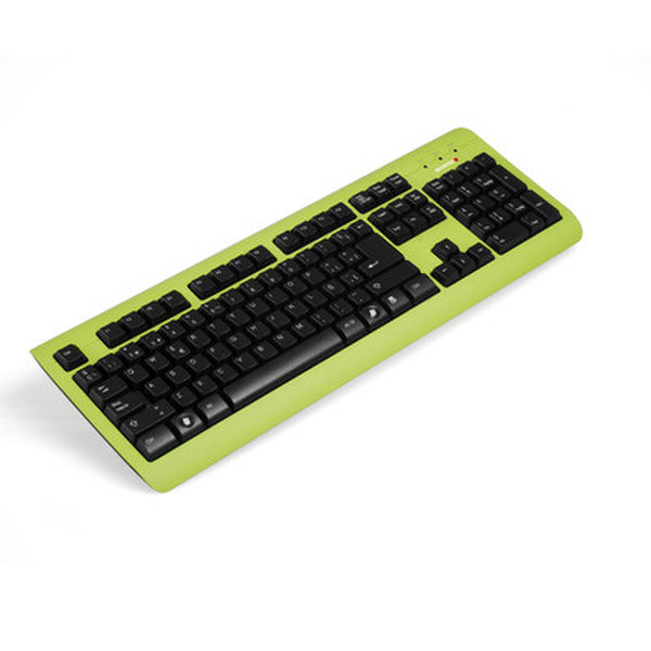 Soyntec Inpput T120 USB QWERTY Зеленый клавиатура