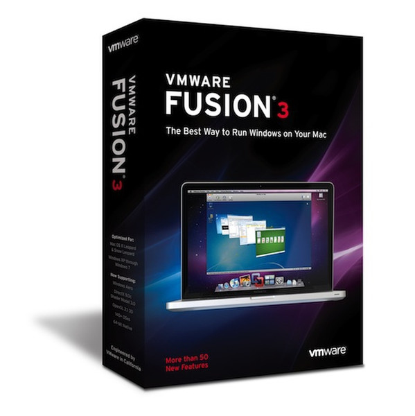 VMware Fusion 3.0 (Mac) - Complete Package, Fr