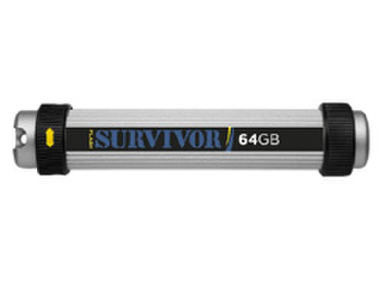 Corsair Survivor 64GB 64GB USB 2.0 Type-A Silver USB flash drive