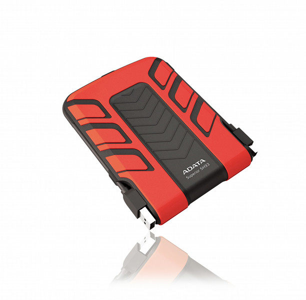 ADATA 500GB SH93 Portable 2.0 500ГБ Черный, Красный внешний жесткий диск