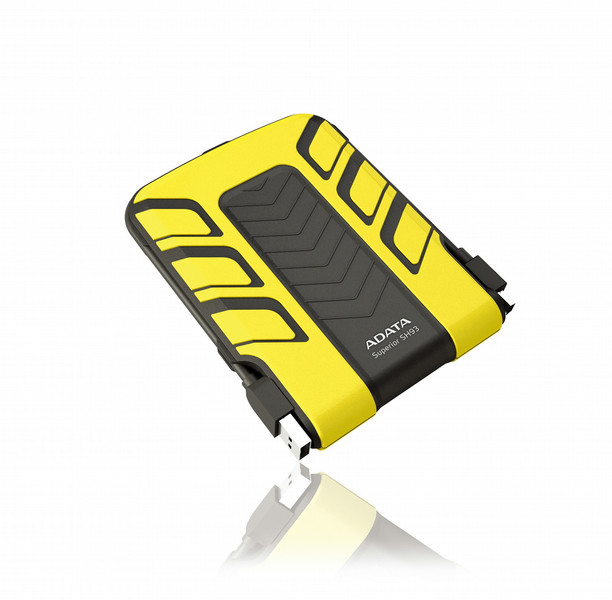 ADATA SH93 Portable 500GB 2.0 500ГБ Черный, Желтый внешний жесткий диск