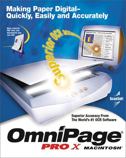 Nuance Upgrade to OmniPage Pro X