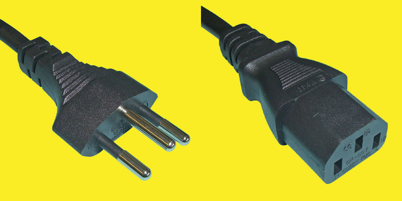 Diggelmann SPCBI10-10 10m C12 coupler C13 coupler Black power cable