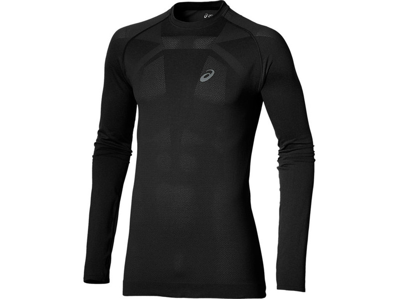 ASICS Seamless LS S Long sleeve Crew neck Black