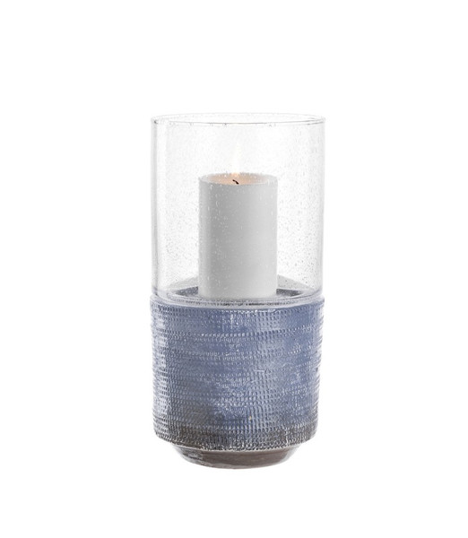 LEONARDO 03147 Blue,Transparent candle holder