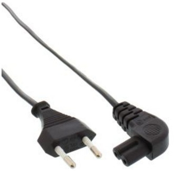 InLine 16650X 0.5m C7 coupler CEE7/16 Black power cable