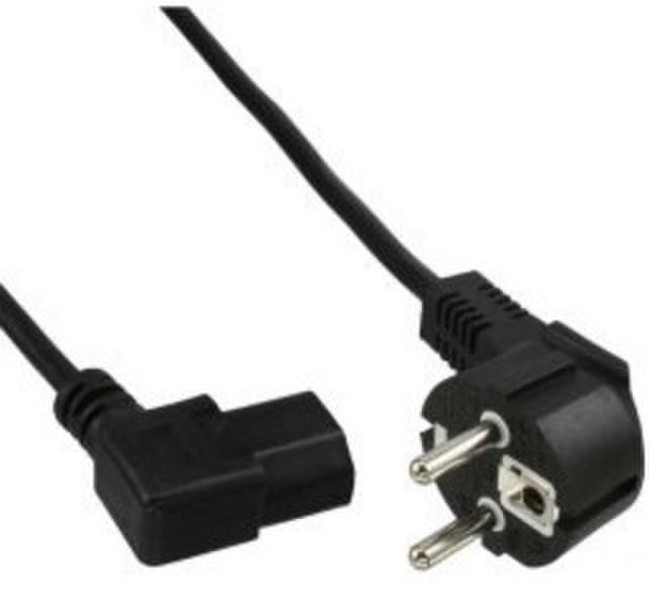 InLine 16752E 5m C13 coupler CEE7/7 Black power cable