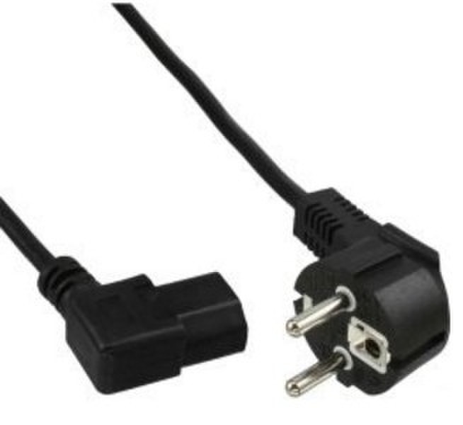 InLine 16752D 3m CEE7/7 C13 coupler Black power cable