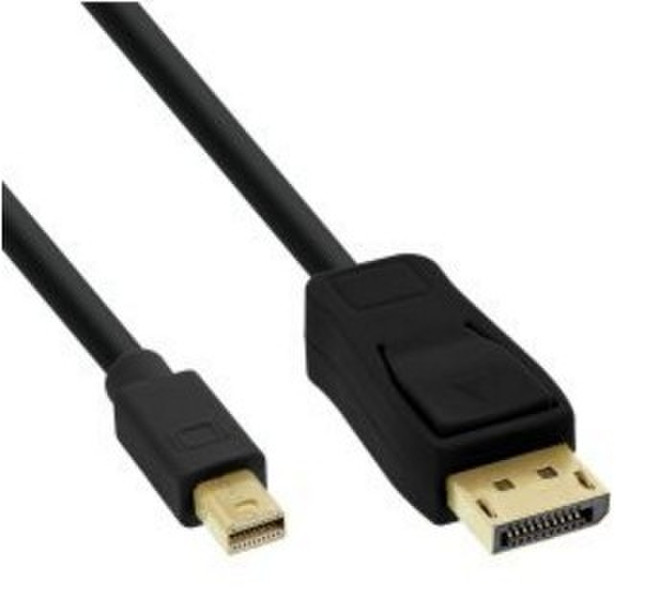 InLine 17131S 1м Mini DisplayPort DisplayPort Черный DisplayPort кабель