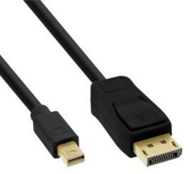 InLine 17136S 0.5м DisplayPort Mini DisplayPort Черный DisplayPort кабель