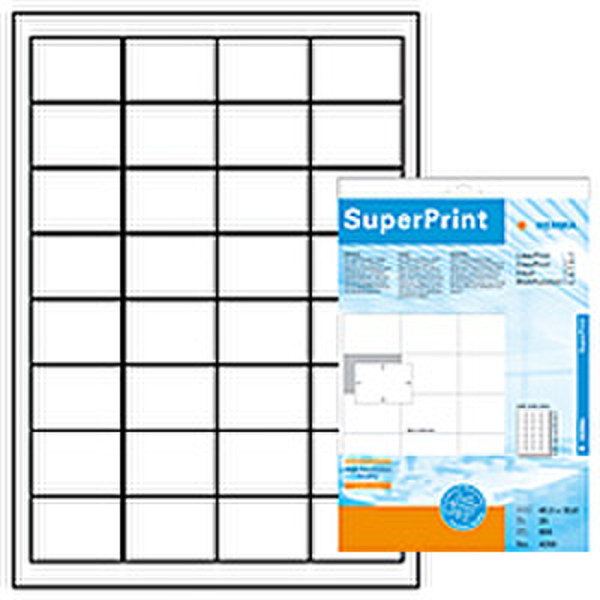 HERMA Labels withe 48,3x33,8 SuperPrint 800 pcs. 800Stück(e) selbstklebendes Etikett