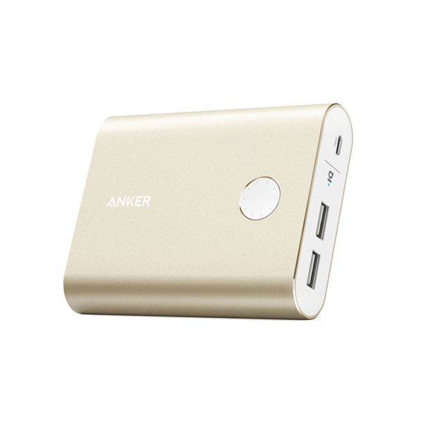 Anker PowerCore+ 13400мА·ч Золотой внешний аккумулятор