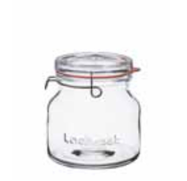 Bormioli Luigi 7081.72024 Round Glass Transparent jar