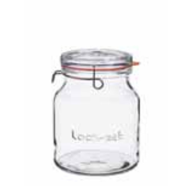 Bormioli Luigi 7081.72025 Round Glass Transparent jar