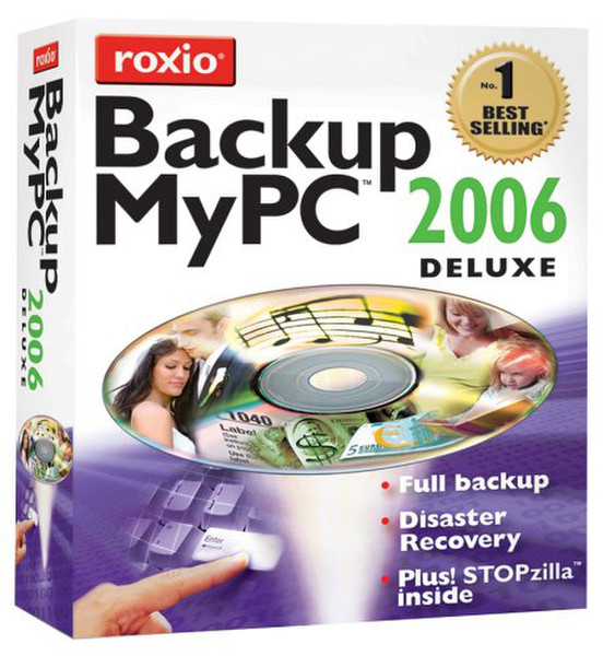 Roxio BackUp MyPC 6 Deluxe, 10001+u, EN