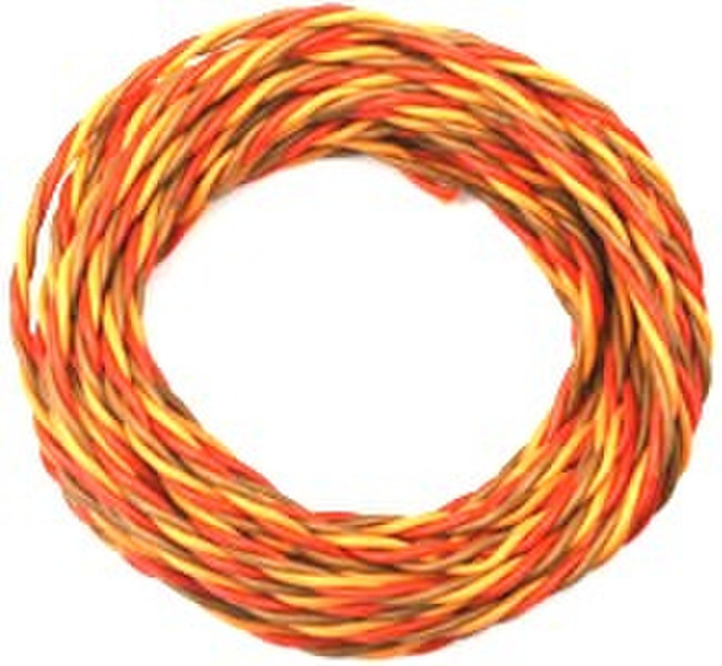 Muldentalelektronik 54017 5m Brown,Orange,Red power cable