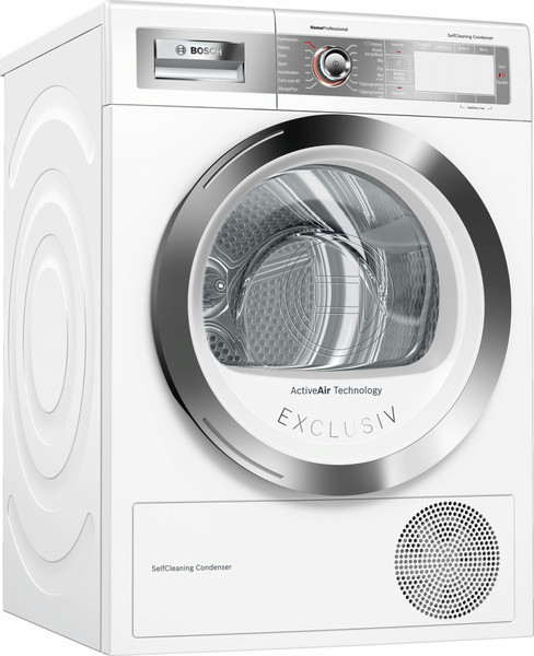 Bosch WTYH7792NL Freestanding Front-load 9kg A++ Chrome,White tumble dryer